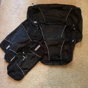 eBags Black Packing Cubes Set